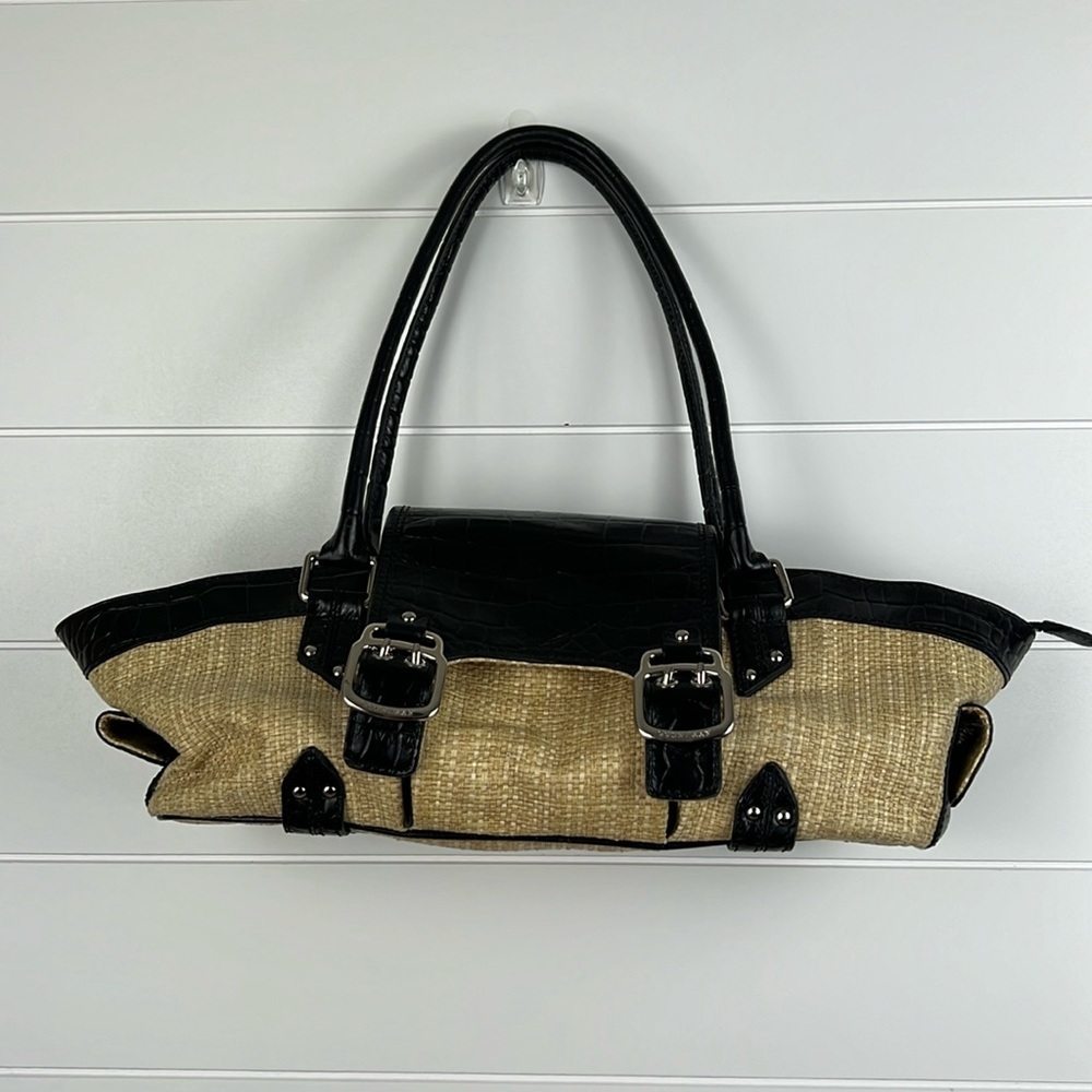 Cole Haan Amanda straw handbag